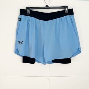 Mens Under Armour 2 in 1 Shorts Size 2XL